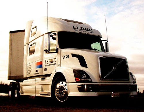 Leduc Moving & Storage Truck