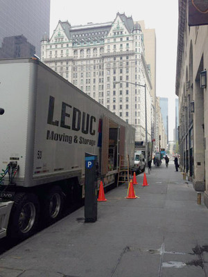 This Leduc Moving and Storage truck is part of a large fleet ready to move you wherever you need to be.